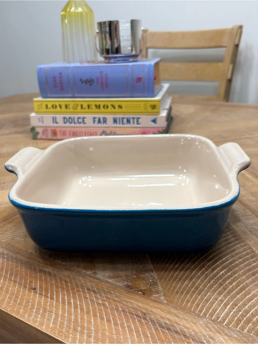 Le Creuset Blue Stoneware Square Baking Dish 21-12